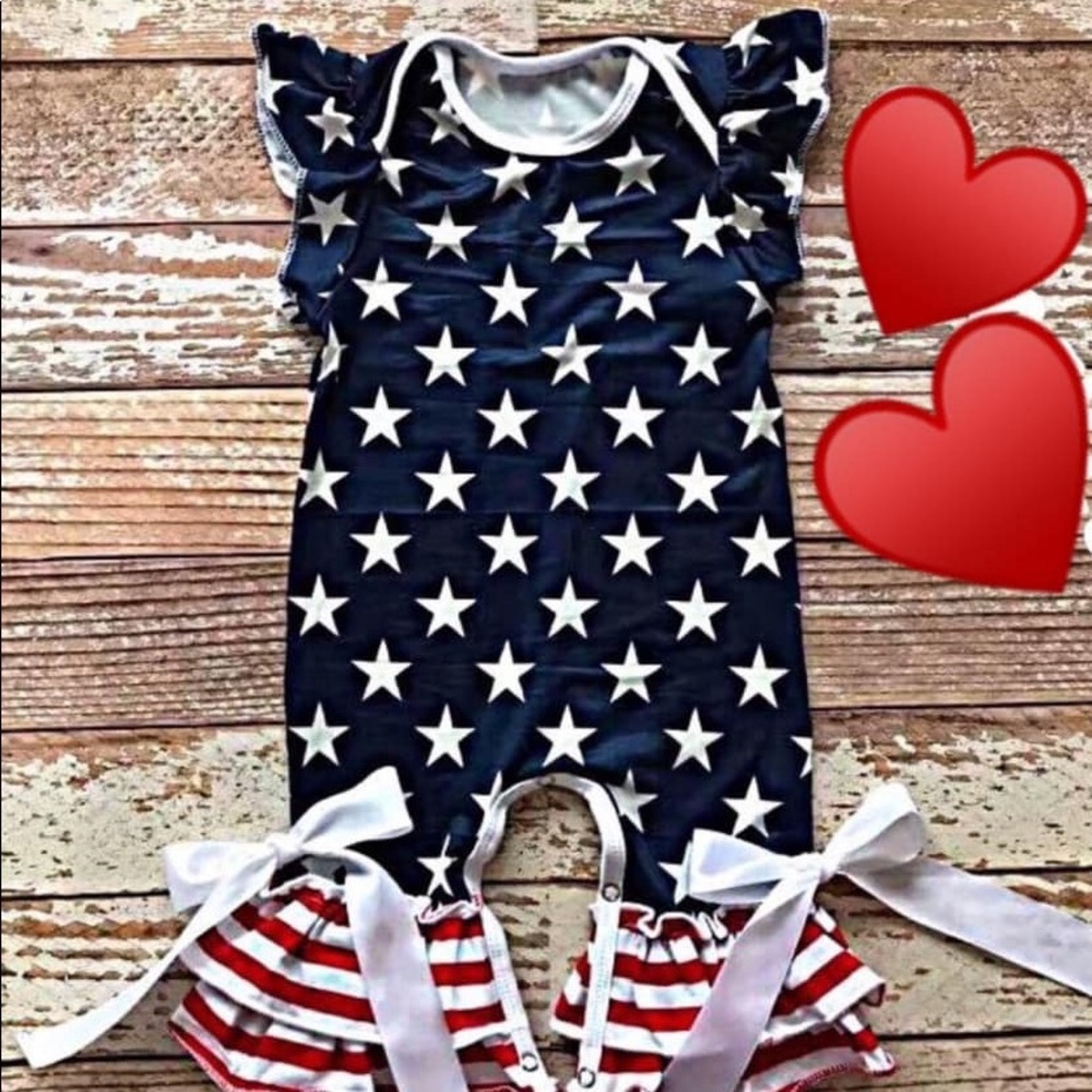 🔹💙Fourth Of July Patriotic Jumpsuit💙🔹